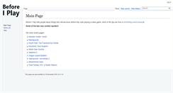 Desktop Screenshot of beforeiplay.com